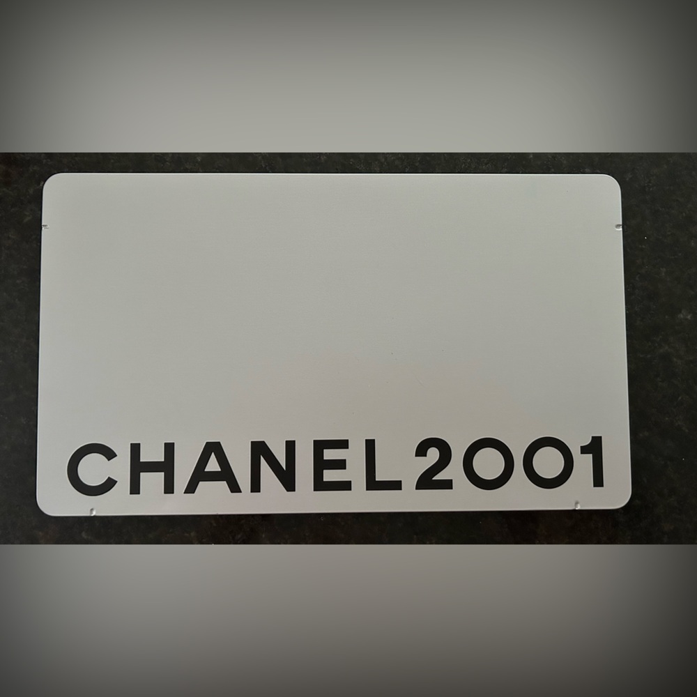 Chanel Photo Prints By Karl Lagerfeld  Collection Tin Set 2001 Set Of 17 Prints